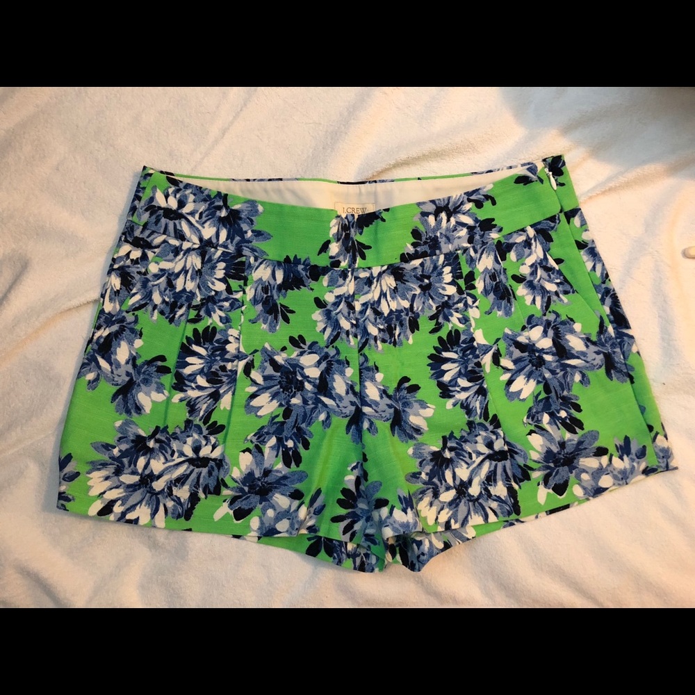 J crew floral shorts